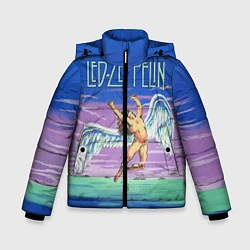 Куртка зимняя для мальчика Led Zeppelin: Angel, цвет: 3D-светло-серый