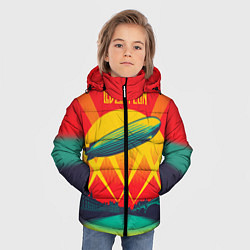 Куртка зимняя для мальчика Led Zeppelin: Hindenburg, цвет: 3D-черный — фото 2