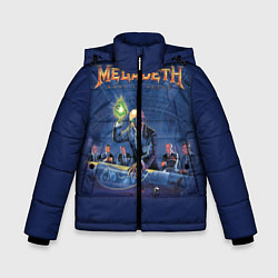Куртка зимняя для мальчика Megadeth: Rust In Peace цвета 3D-черный — фото 1