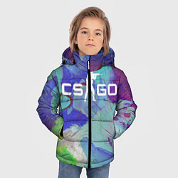 Куртка зимняя для мальчика CS:GO Surface Hardening, цвет: 3D-черный — фото 2