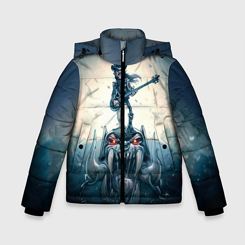 Зимняя куртка для мальчика Motorhead Guitarist / 3D-Светло-серый – фото 1