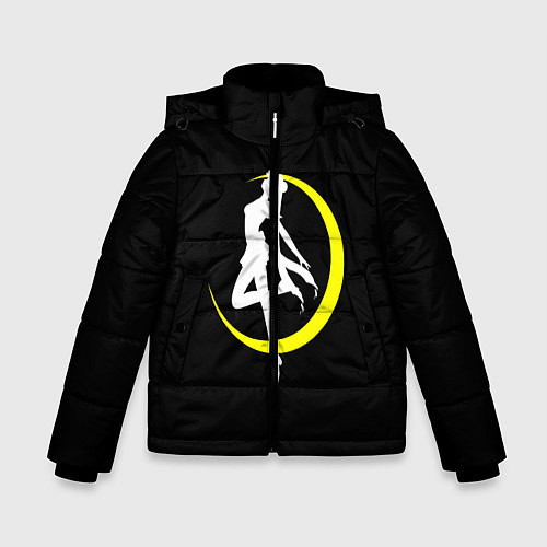 Зимняя куртка для мальчика Сейлор Мун / 3D-Светло-серый – фото 1