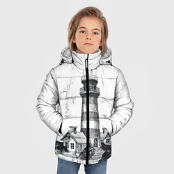 Куртка зимняя для мальчика Маяк, цвет: 3D-красный — фото 2