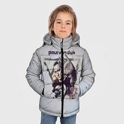 Куртка зимняя для мальчика Paul Van Dyk, цвет: 3D-черный — фото 2