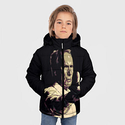Куртка зимняя для мальчика Гран Торино, цвет: 3D-черный — фото 2