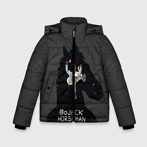 Зимняя куртка для мальчика Bojack Horseman / 3D-Светло-серый – фото 1