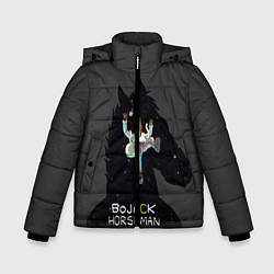 Куртка зимняя для мальчика Bojack Horseman, цвет: 3D-красный