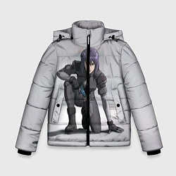 Куртка зимняя для мальчика Ghost In The Shell 5, цвет: 3D-черный