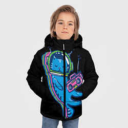 Куртка зимняя для мальчика Космокот 1, цвет: 3D-красный — фото 2
