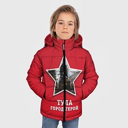 Куртка зимняя для мальчика Тула город-герой, цвет: 3D-черный — фото 2