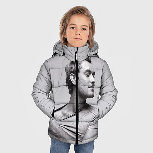 Зимняя куртка для мальчика Джуд Лоу / 3D-Красный – фото 3