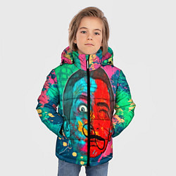 Куртка зимняя для мальчика Dali Art, цвет: 3D-красный — фото 2