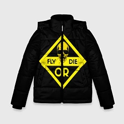 Куртка зимняя для мальчика FORD, цвет: 3D-черный
