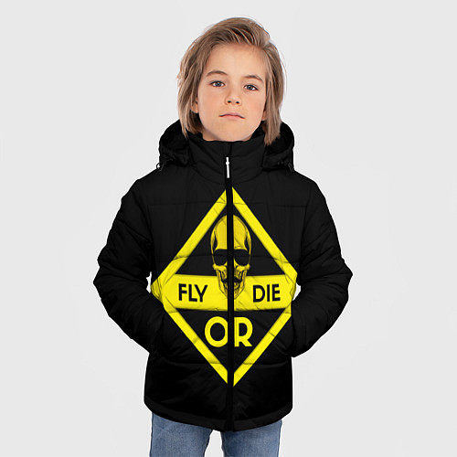 Зимняя куртка для мальчика FORD / 3D-Черный – фото 3