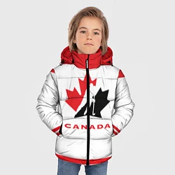 Куртка зимняя для мальчика Canada Team, цвет: 3D-светло-серый — фото 2