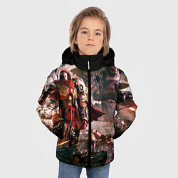 Куртка зимняя для мальчика Warhammer 40k: Angelos, цвет: 3D-черный — фото 2