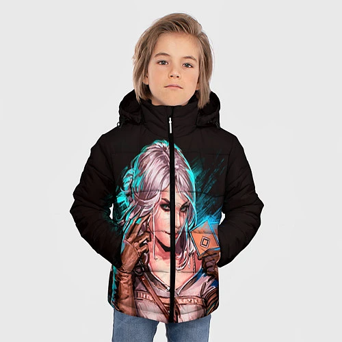 Зимняя куртка для мальчика Цири 1 / 3D-Черный – фото 3