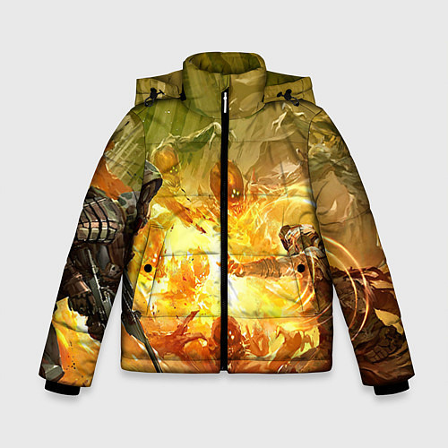 Зимняя куртка для мальчика Destiny 2 / 3D-Светло-серый – фото 1