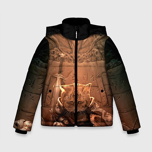 Зимняя куртка для мальчика Довакин / 3D-Светло-серый – фото 1