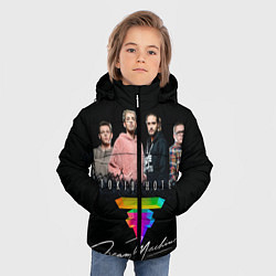 Куртка зимняя для мальчика Tokio Hotel: Dream Band, цвет: 3D-черный — фото 2