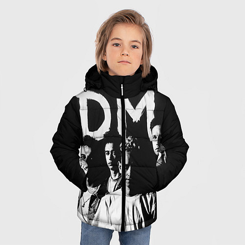 Зимняя куртка для мальчика Depeche mode: black / 3D-Черный – фото 3