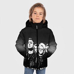 Куртка зимняя для мальчика Depeche Mode: mono, цвет: 3D-черный — фото 2