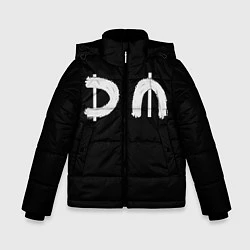 Куртка зимняя для мальчика DM Rock, цвет: 3D-черный