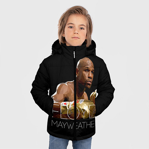 Зимняя куртка для мальчика Floyd Mayweather / 3D-Красный – фото 3