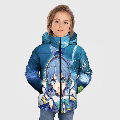 Зимняя куртка для мальчика Beautiful World / 3D-Черный – фото 3