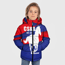Куртка зимняя для мальчика CSKA est. 1911, цвет: 3D-светло-серый — фото 2