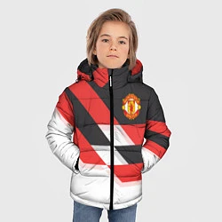 Куртка зимняя для мальчика Manchester United: Stipe, цвет: 3D-черный — фото 2