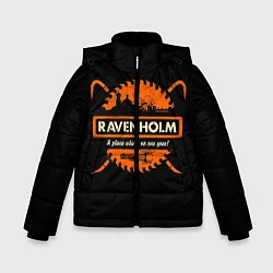 Куртка зимняя для мальчика Ravenholm, цвет: 3D-черный