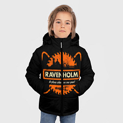 Куртка зимняя для мальчика Ravenholm, цвет: 3D-черный — фото 2