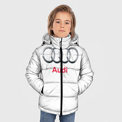 Куртка зимняя для мальчика Ауди, цвет: 3D-красный — фото 2