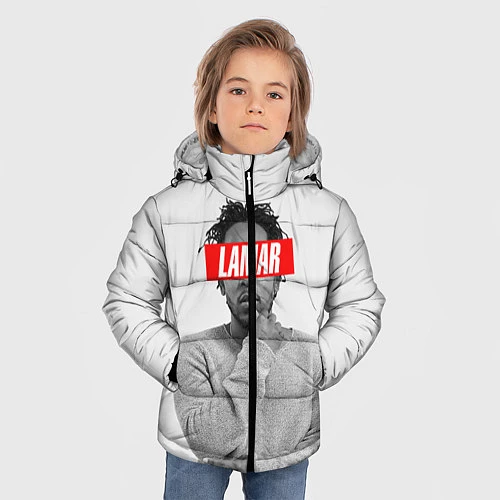 Зимняя куртка для мальчика Lamar Supreme / 3D-Черный – фото 3