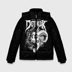 Куртка зимняя для мальчика Dethklok: Goat Skull, цвет: 3D-черный