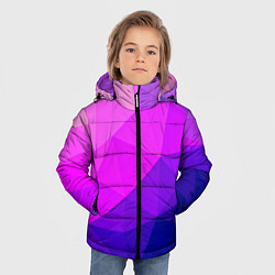 Куртка зимняя для мальчика Geometrica, цвет: 3D-черный — фото 2