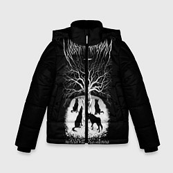 Куртка зимняя для мальчика Wolves in the Throne Room, цвет: 3D-черный
