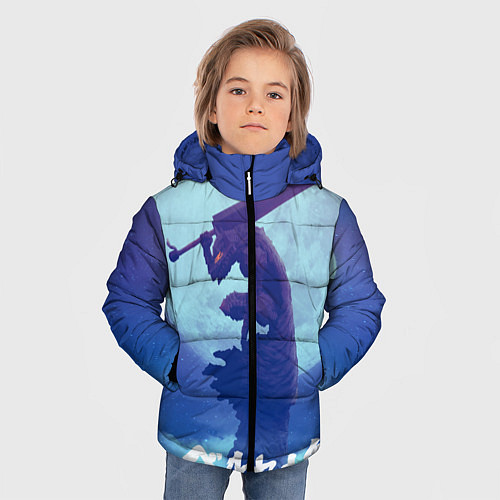Зимняя куртка для мальчика Berserk Night / 3D-Черный – фото 3