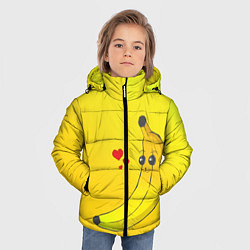 Куртка зимняя для мальчика Just Banana (Yellow), цвет: 3D-черный — фото 2