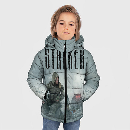 Зимняя куртка для мальчика STALKER: Dusk / 3D-Черный – фото 3