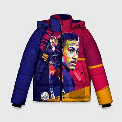 Куртка зимняя для мальчика Jr. Neymar, цвет: 3D-черный