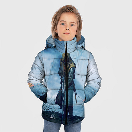 Зимняя куртка для мальчика Battlefield Warrior / 3D-Черный – фото 3
