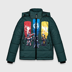 Куртка зимняя для мальчика Destiny: Go, цвет: 3D-черный