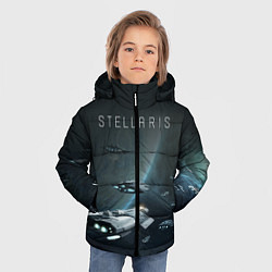 Куртка зимняя для мальчика Stellaris, цвет: 3D-черный — фото 2