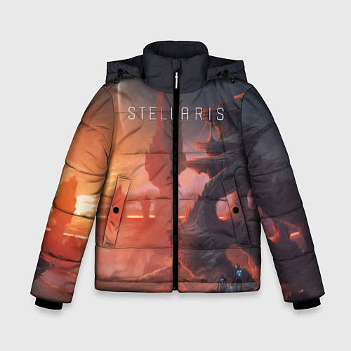 Зимняя куртка для мальчика Stellaris / 3D-Светло-серый – фото 1