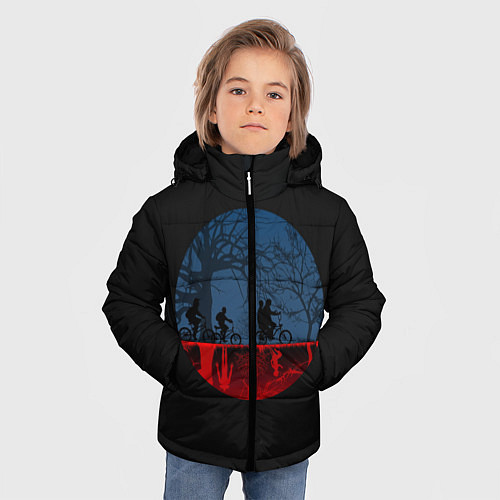 Зимняя куртка для мальчика Inside / 3D-Черный – фото 3