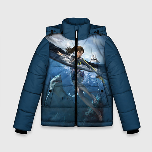 Зимняя куртка для мальчика TOMB RAIDER / 3D-Светло-серый – фото 1