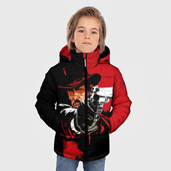 Куртка зимняя для мальчика Red Dead Redemption, цвет: 3D-черный — фото 2