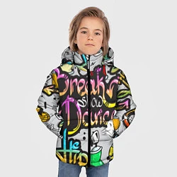 Куртка зимняя для мальчика Break Show Dance, цвет: 3D-черный — фото 2